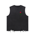 Tulip Grocer Snow Washed Raw-Hem Tank Top