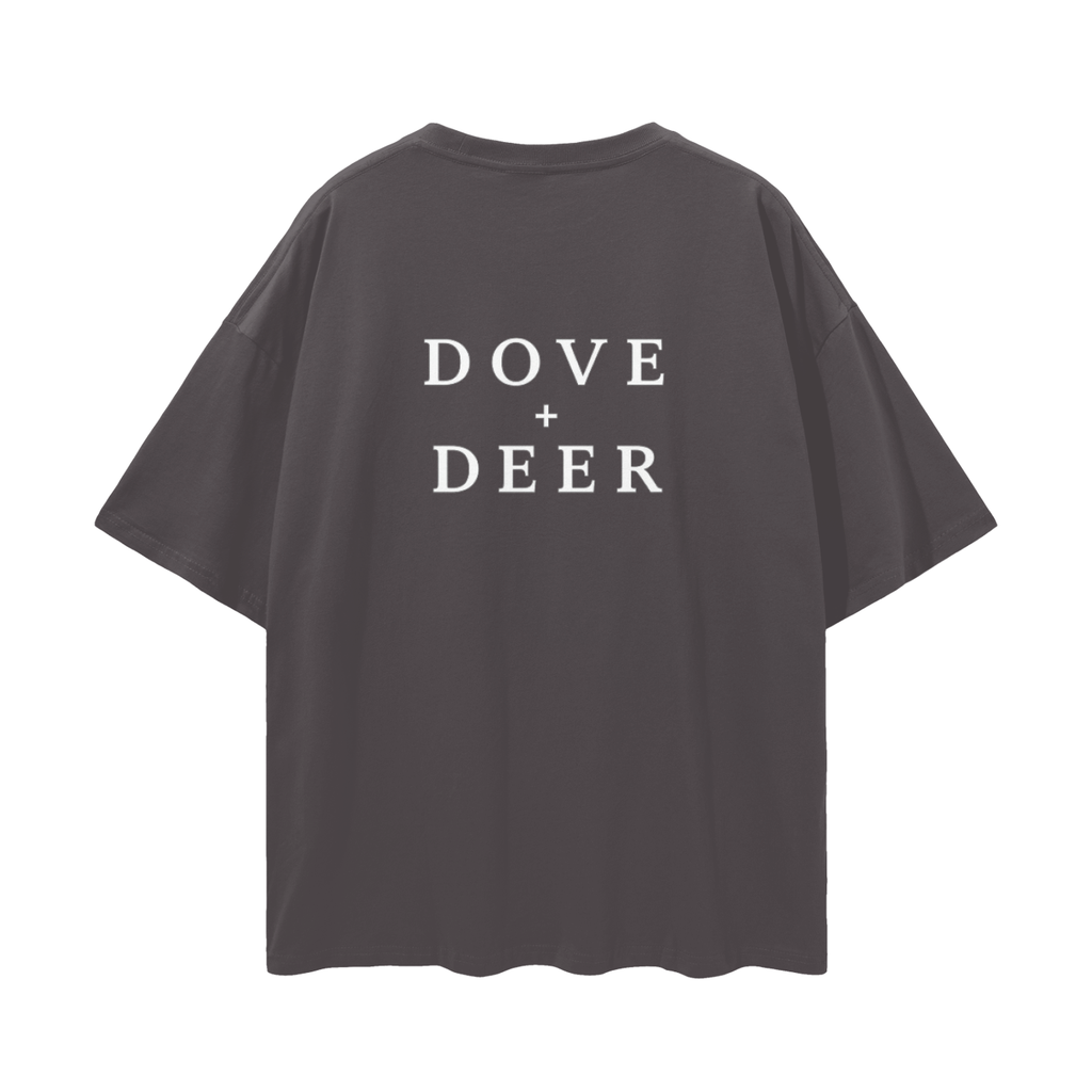 The Essential Dove+Deer Espressotini Loose Drop Shoulder T-Shirt