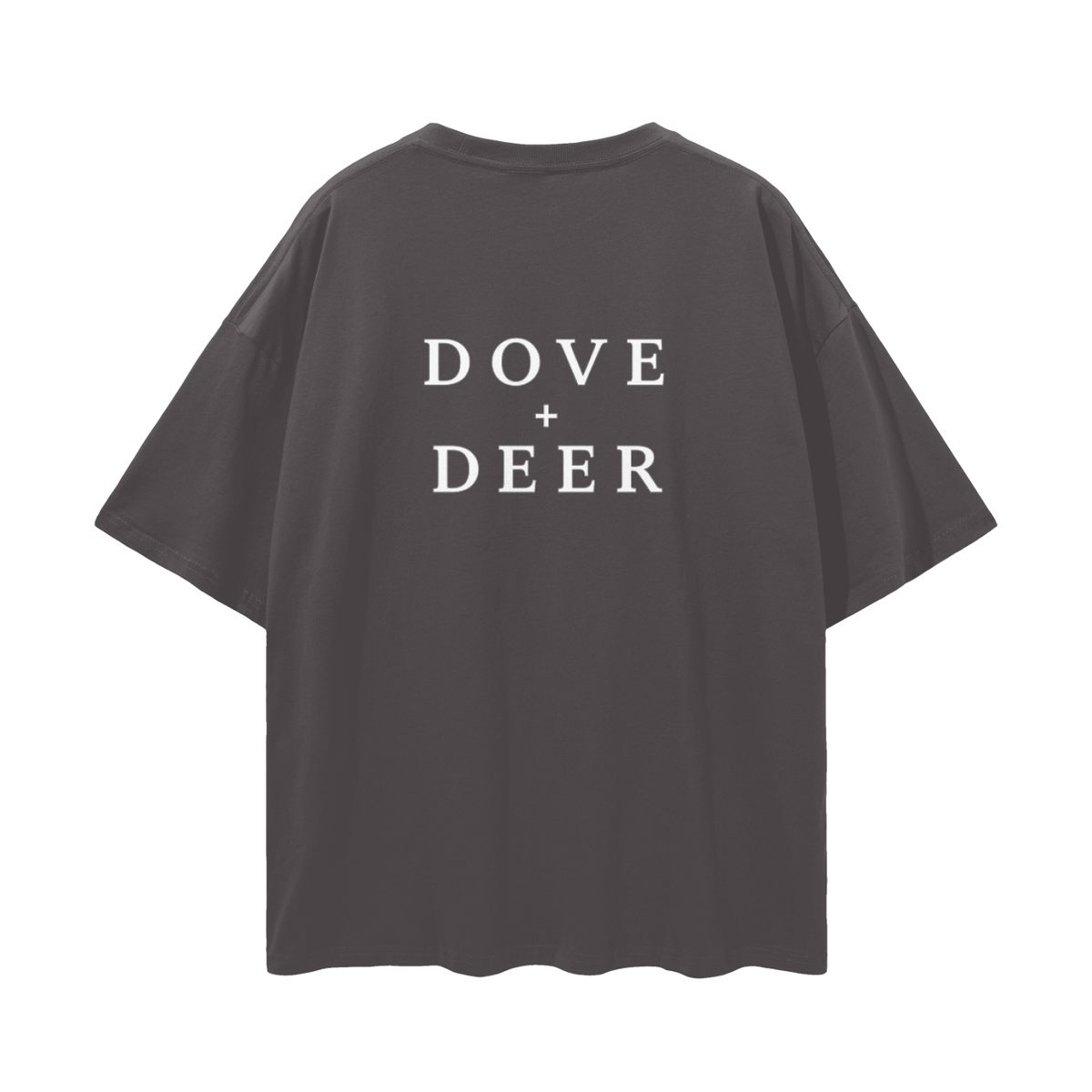 The Essential Dove+Deer Espressotini Loose Drop Shoulder T-Shirt