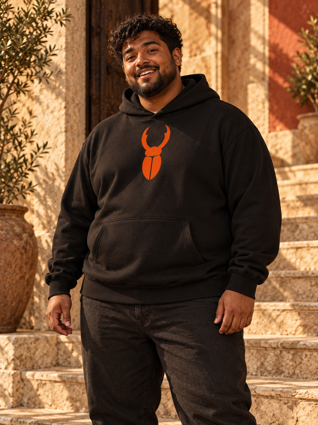 Staghorn Logo Essential Heavyweight Fleece Hoodie