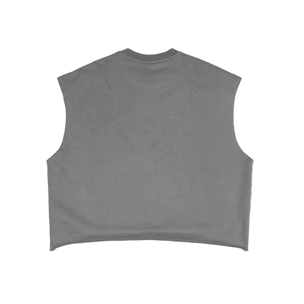 Honey PowWow French Terry Boxy Tank Top