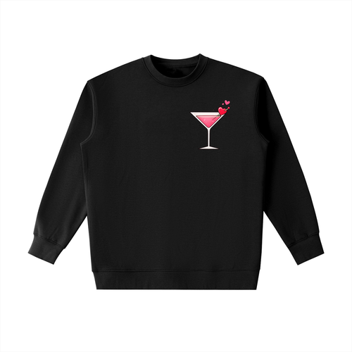 A Lovely Martini Weighted Crewneck Sweatshirt