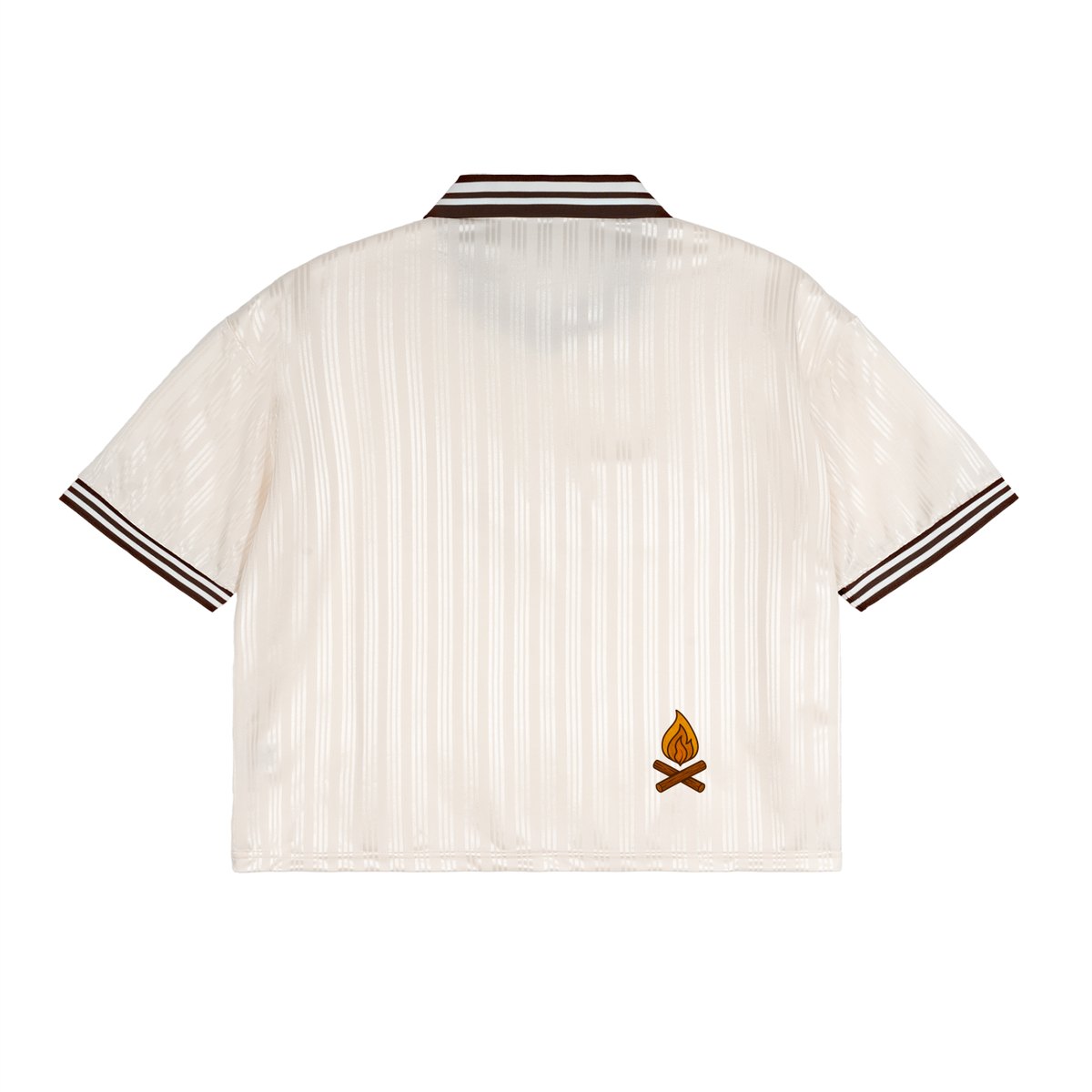 Albany Wine Seal Contrast Stripes Polo Collar T-Shirt