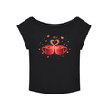 Coffee in Love Wide Neck Baby T-shirt