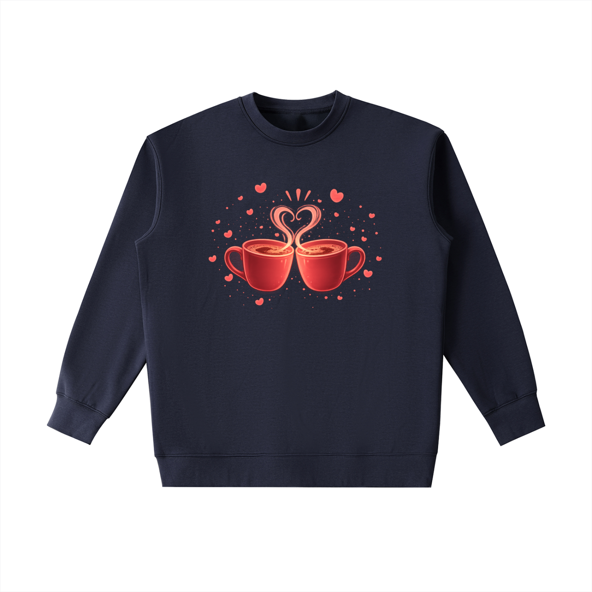 Cappuccinos in Love Crewneck Sweatshirt