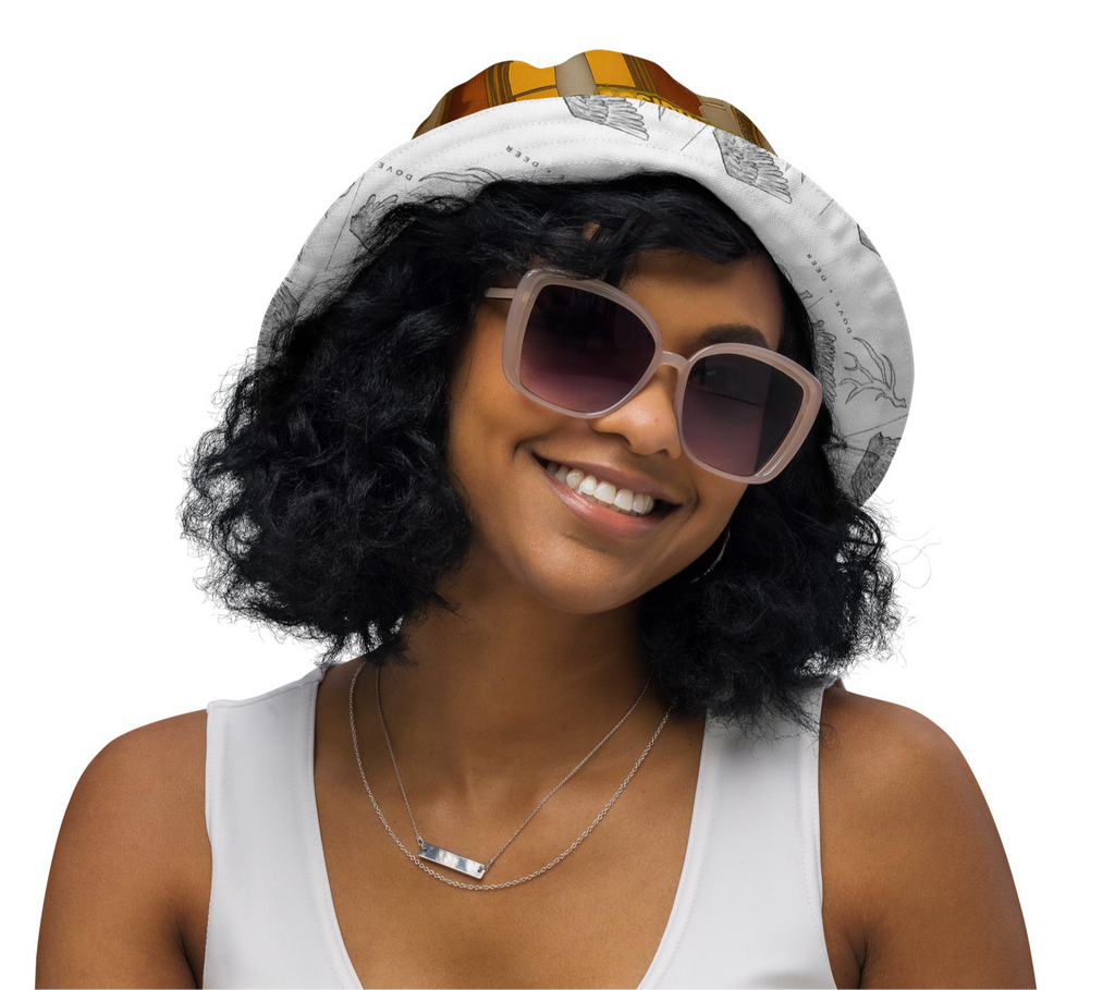Millions Dollar Dove+Deer Reversible Bucket Hat