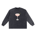 Snow Washed Frayed Edge T-Shirt