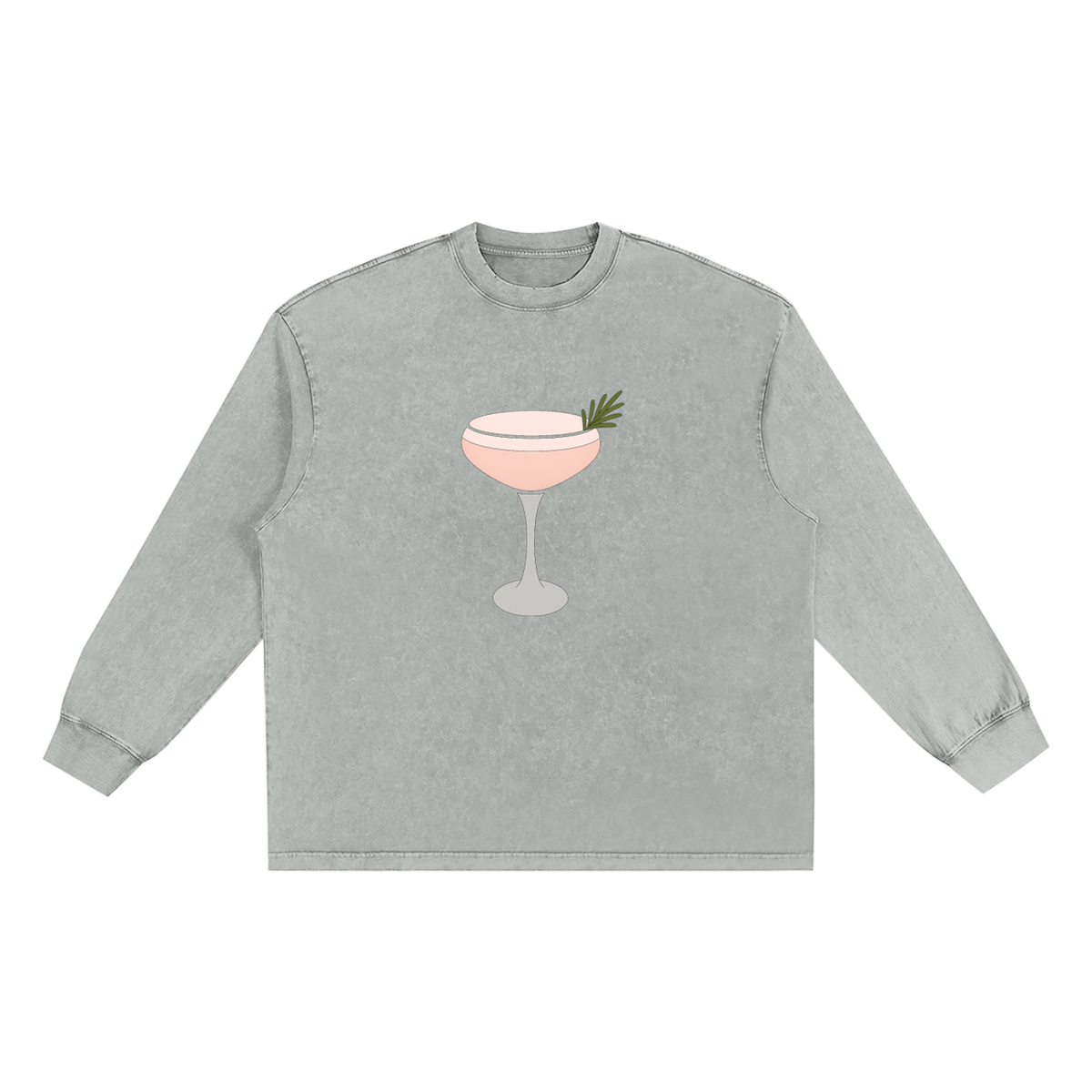 Snow Washed Frayed Edge T-Shirt