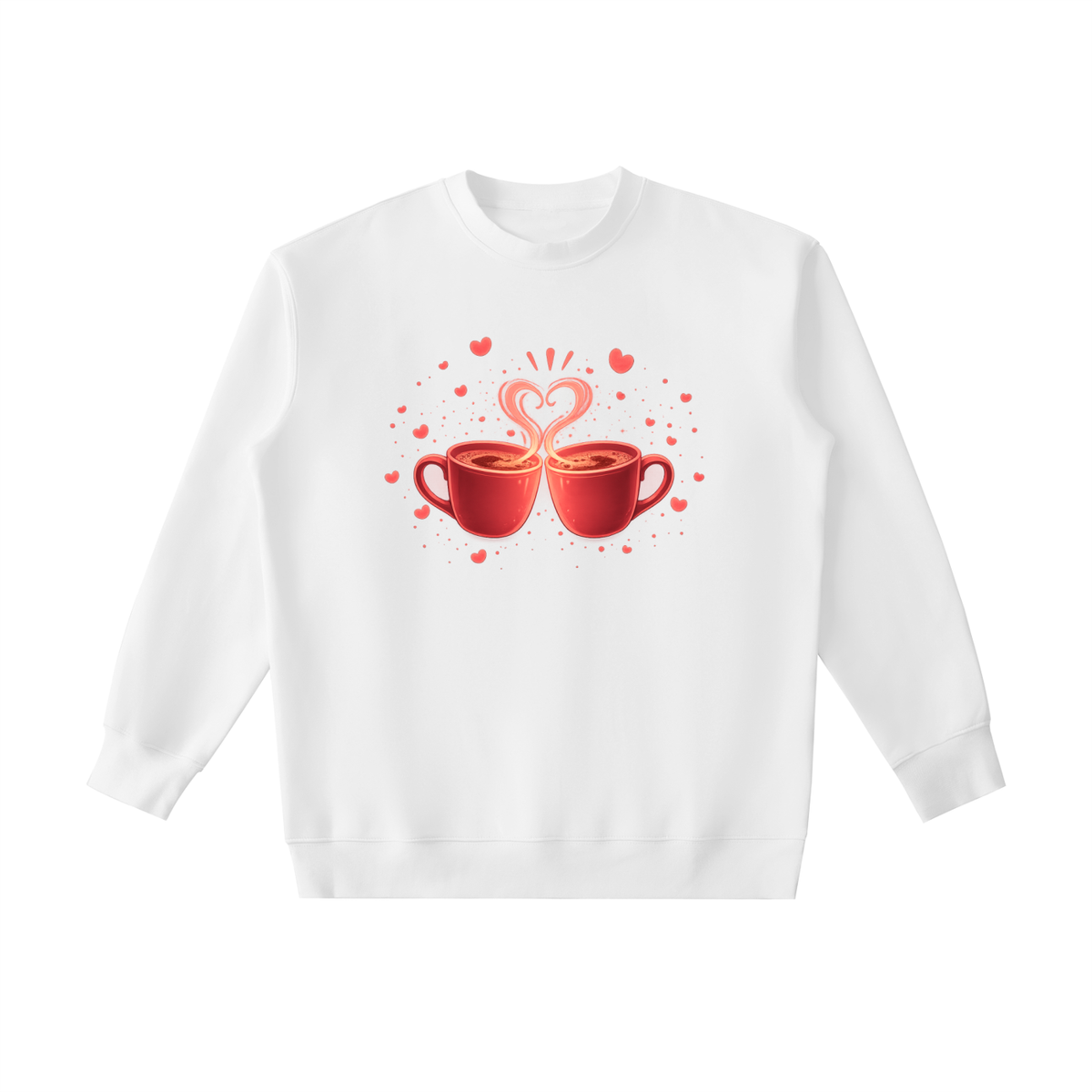 Cappuccinos in Love Crewneck Sweatshirt