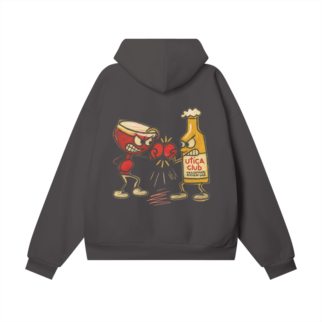 Dove + Duel Heavyweight Hidden Pocket Fleece Hoodie