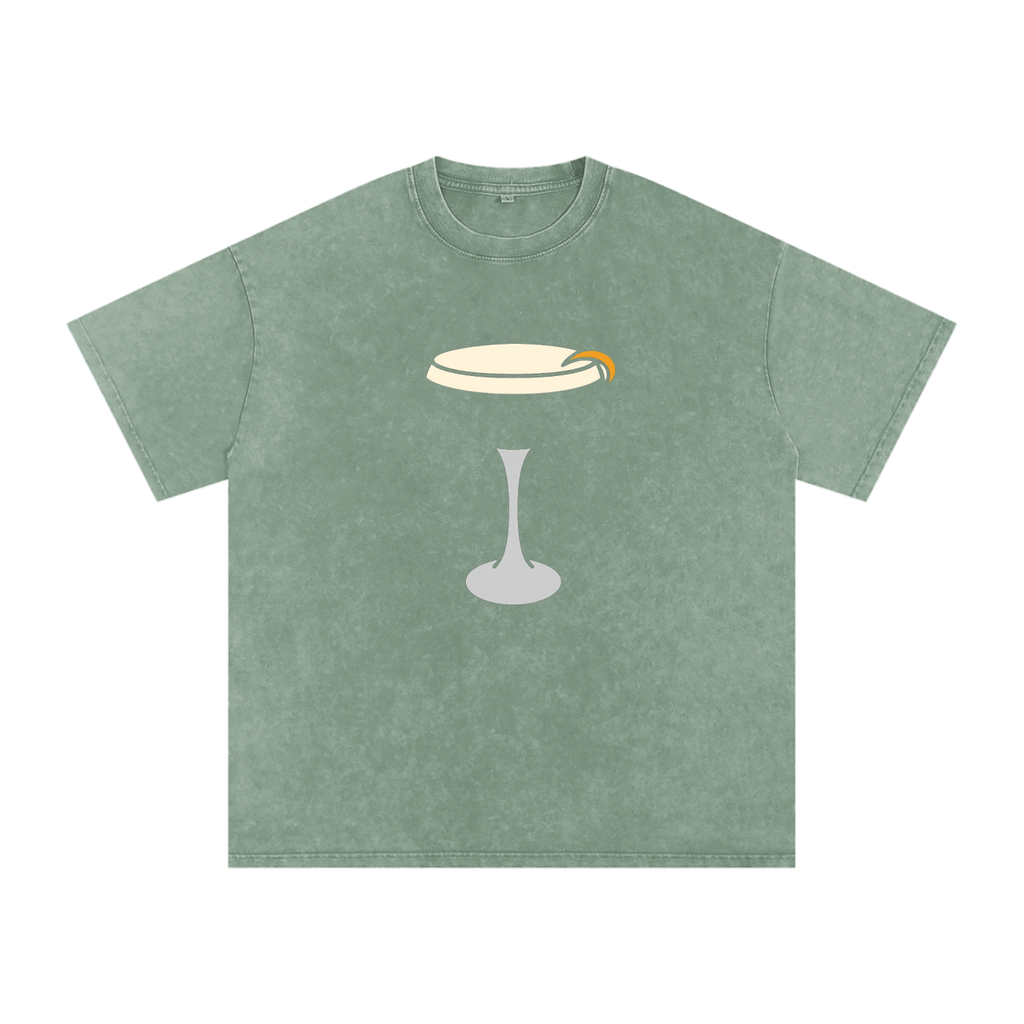 Espressotini Snow Washed Oversized Cotton T-Shirt