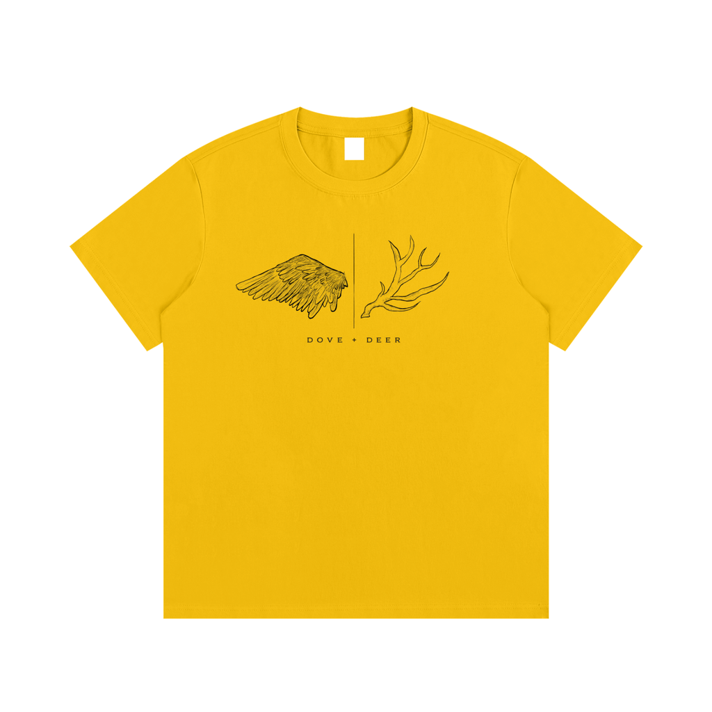 Dove + Deer Logo Cotton T-Shirt