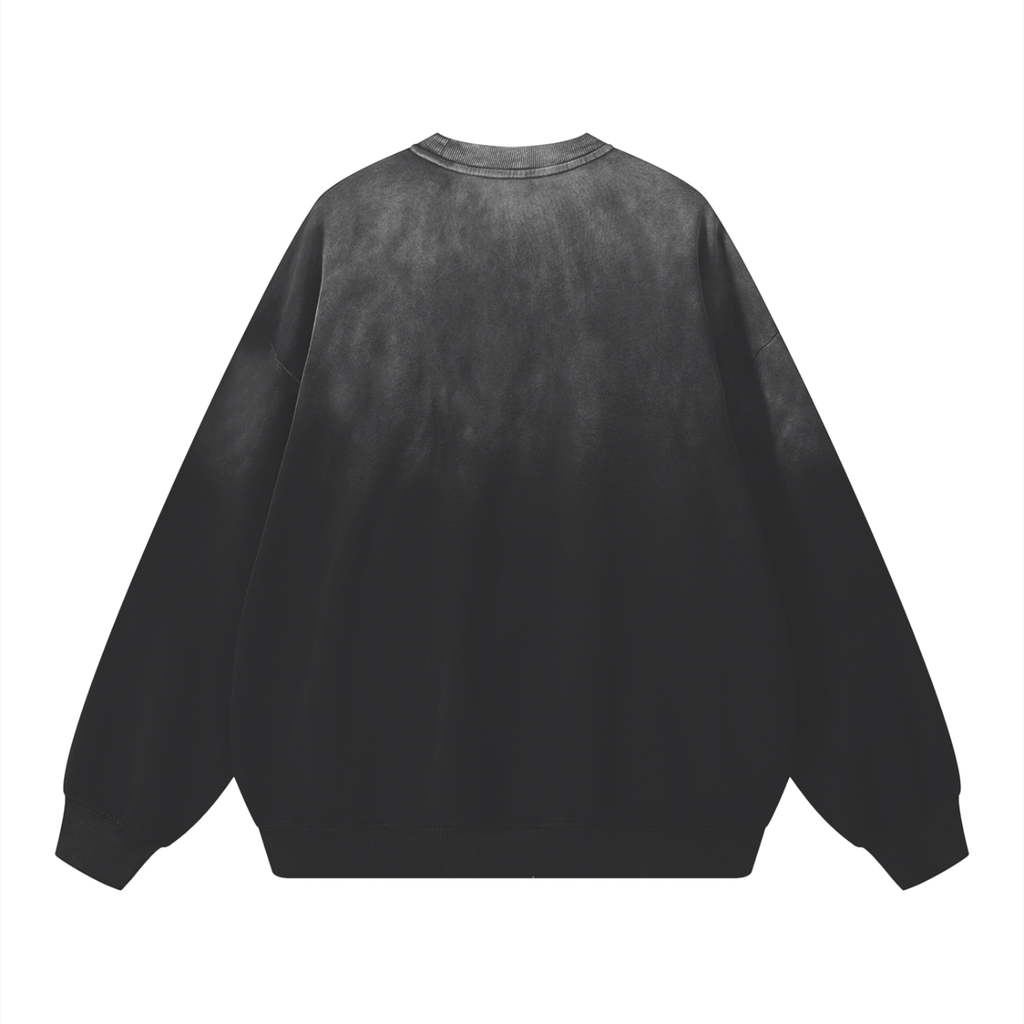 Bumbles Logo Sunfade Drop-Shoulder Cotton Sweatshirt