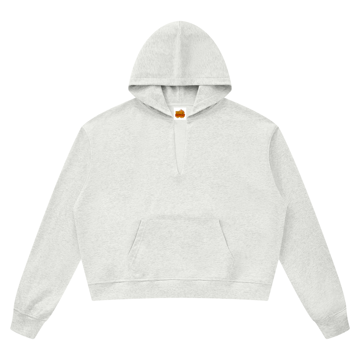 Mozzarellax Unisex Boxy Raw Edge Hoodie