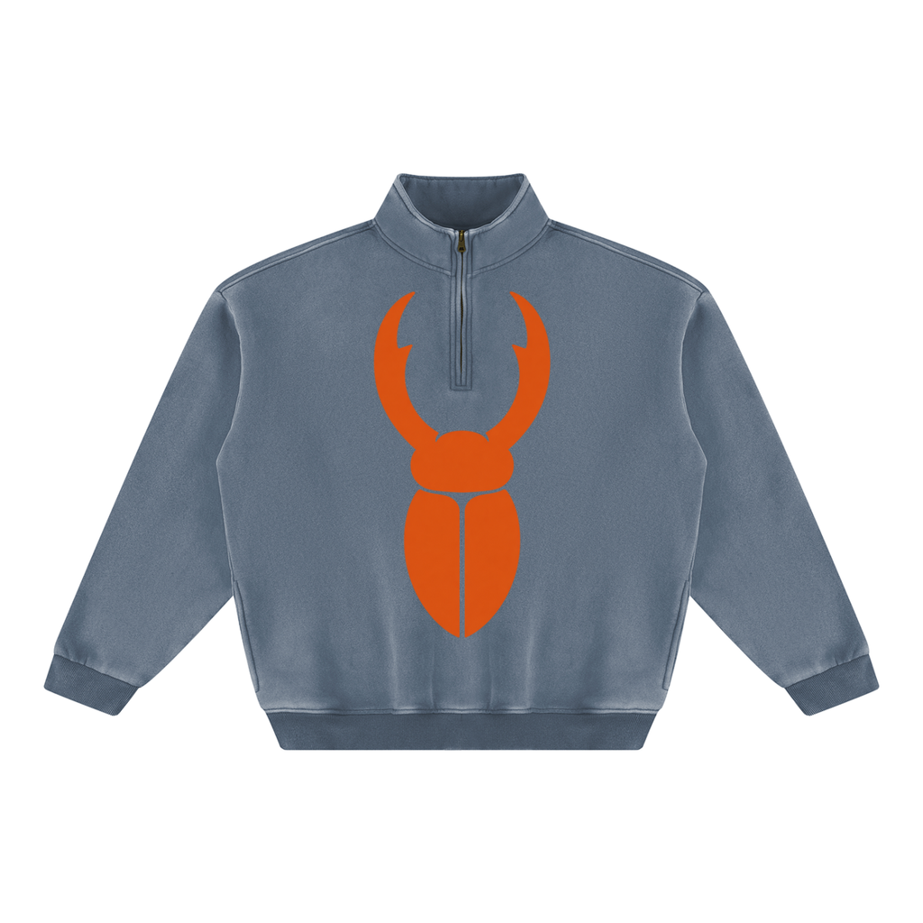 StagHorn Huge Logo Unisex Vintage Wash Fleece Sweatshirt