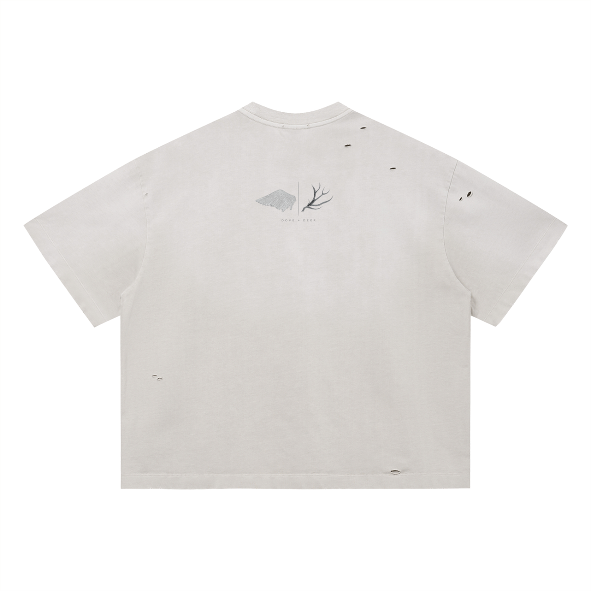 This Boy Believes Vintage Washed Distressed Boxy Oversized T-Shirt