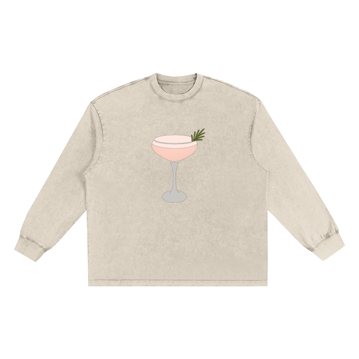Snow Washed Frayed Edge T-Shirt