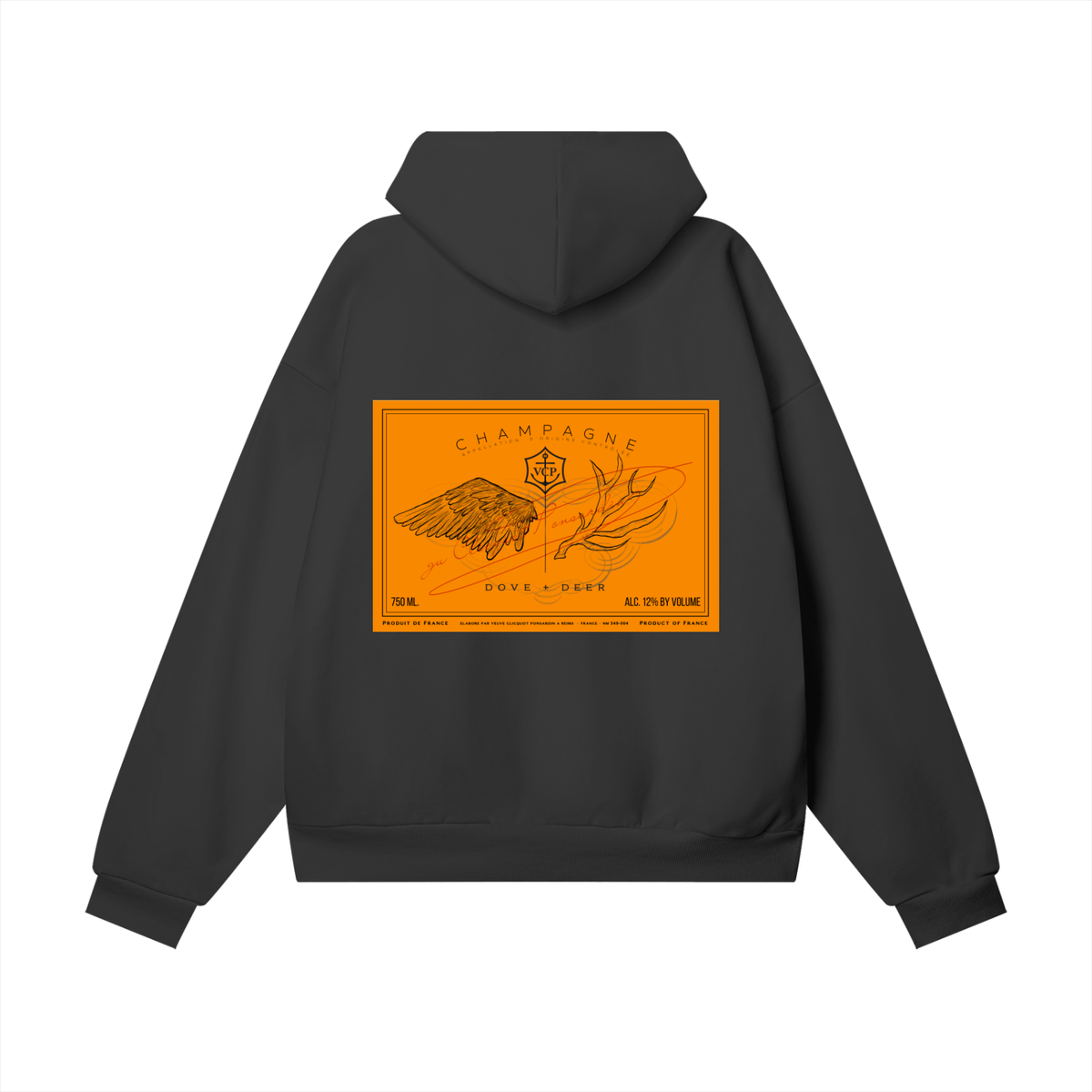 Dove+Deer Clic Heavyweight Hidden Pocket Fleece Hoodie