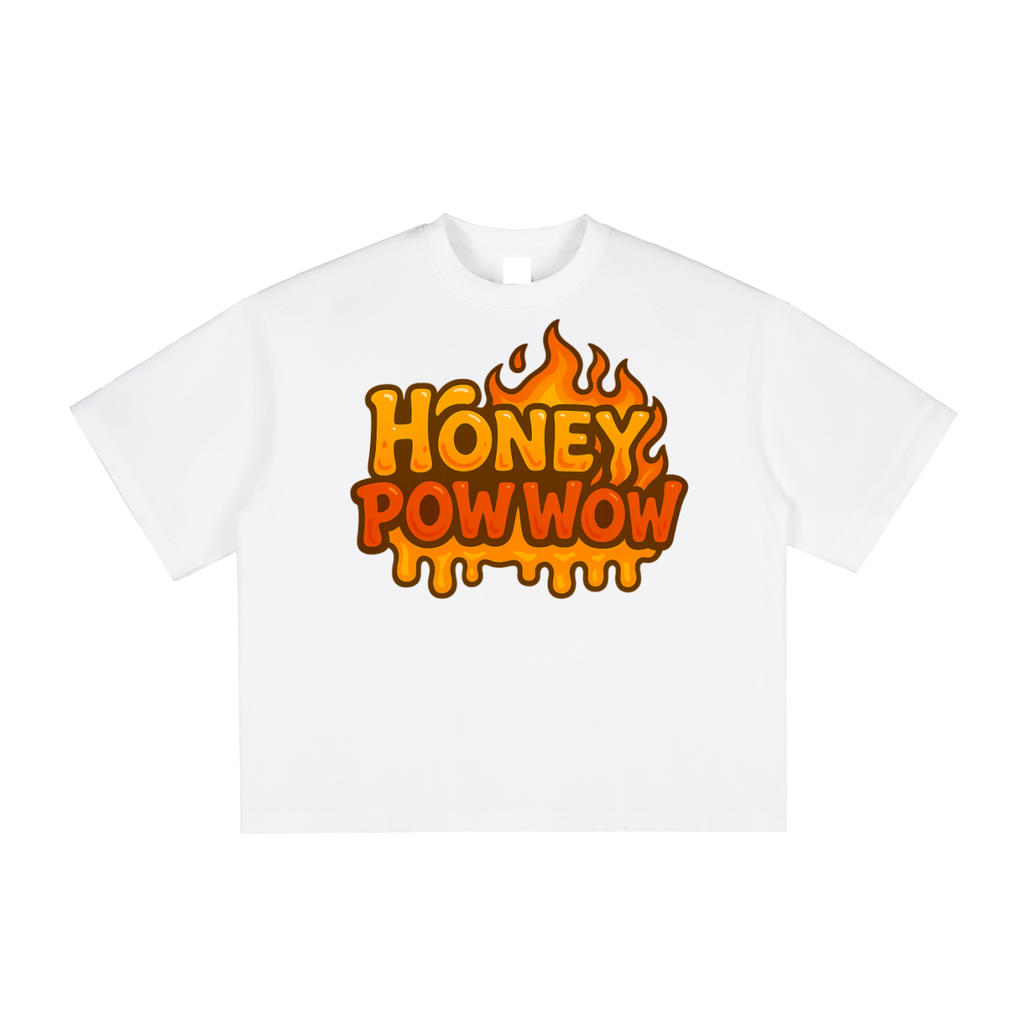 Honey PowWow Vintage Washed Boxy T-Shirt