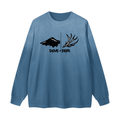 Dove + Deer Graf Gradient Washed Long Sleeve T-Shirt
