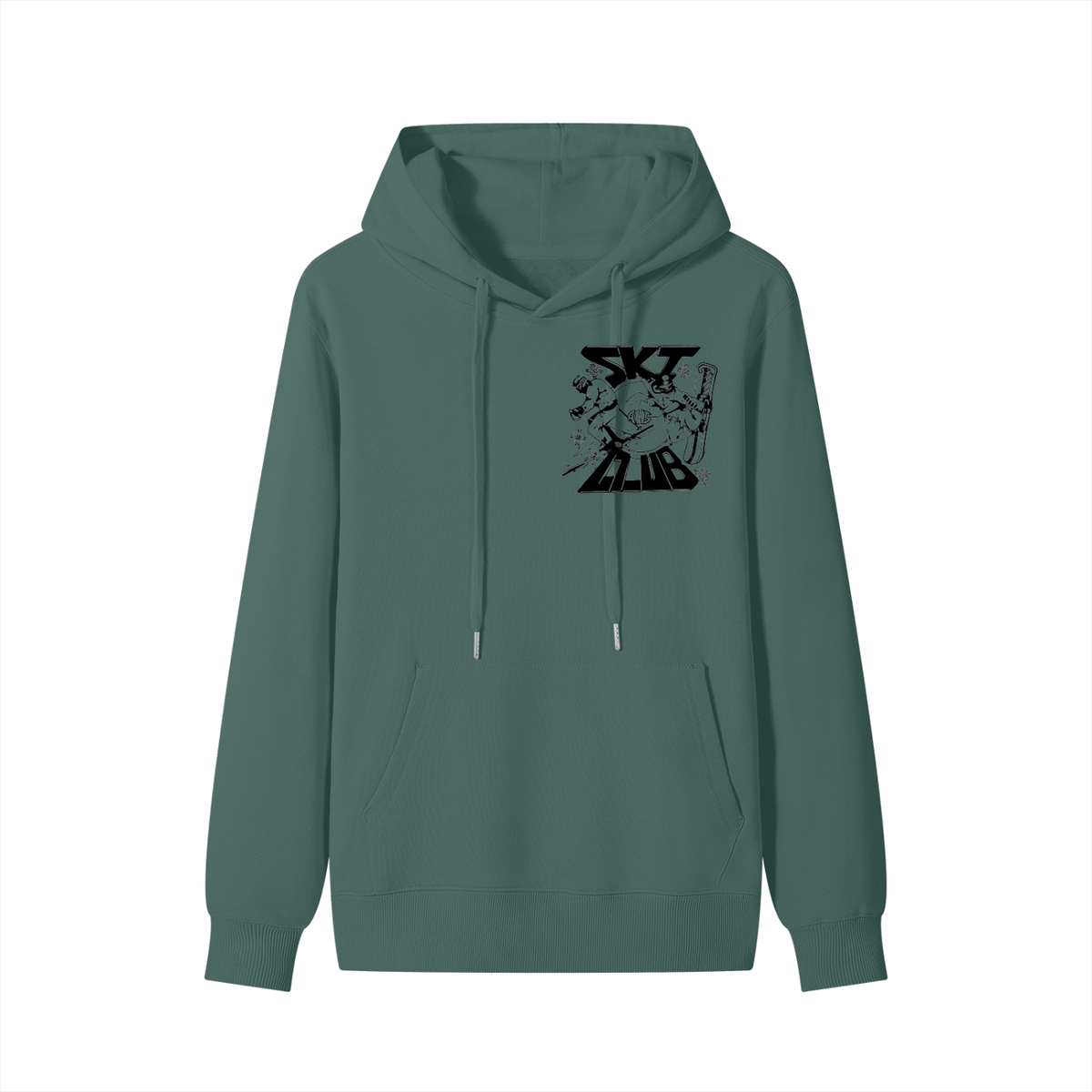 AHS Ski Club Graffiti Back 2 Unisex Cotton Hoodie