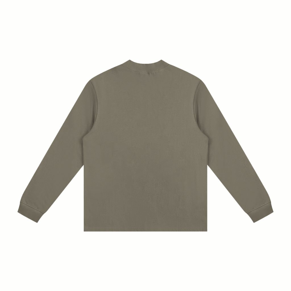 Bumbles Stitched Logo Essential Non-Shrink Mock Neck Sweatshirt