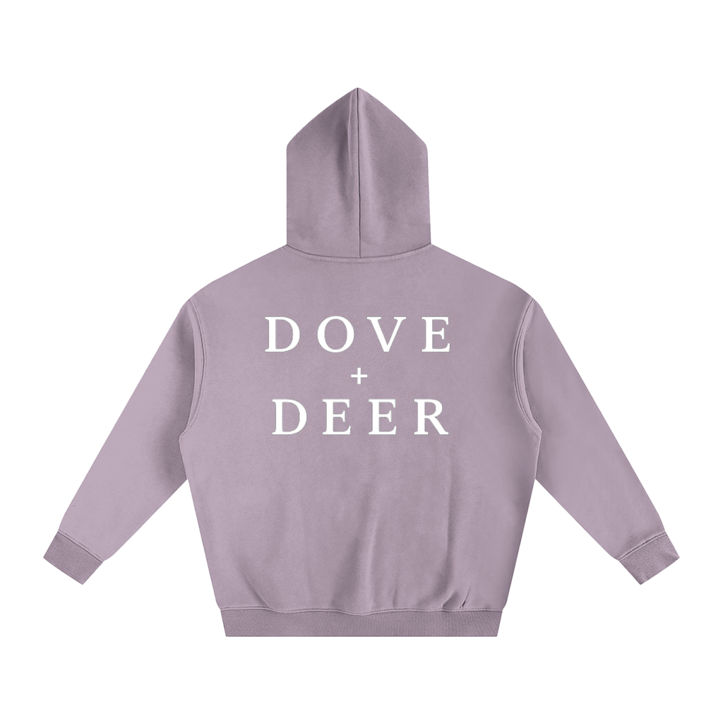 Purple D+D Espressotini Oversize Fleeced Hoodie
