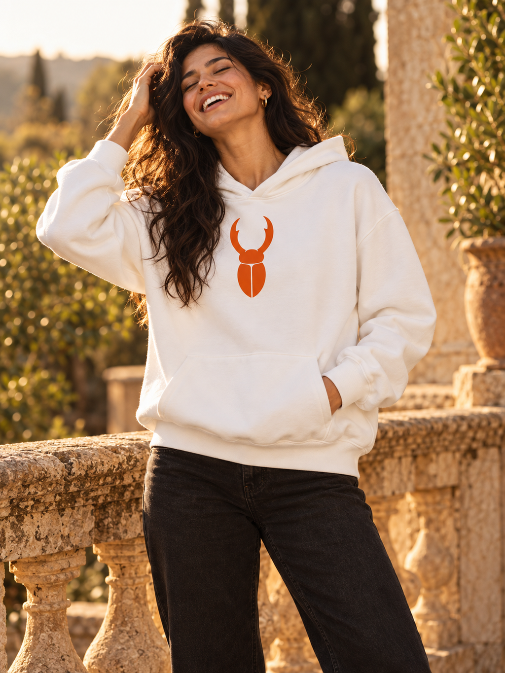 Staghorn Logo Essential Heavyweight Fleece Hoodie