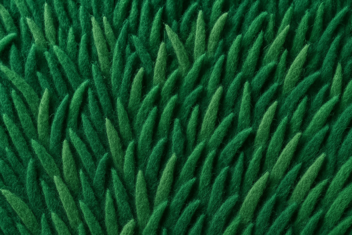 felt grass