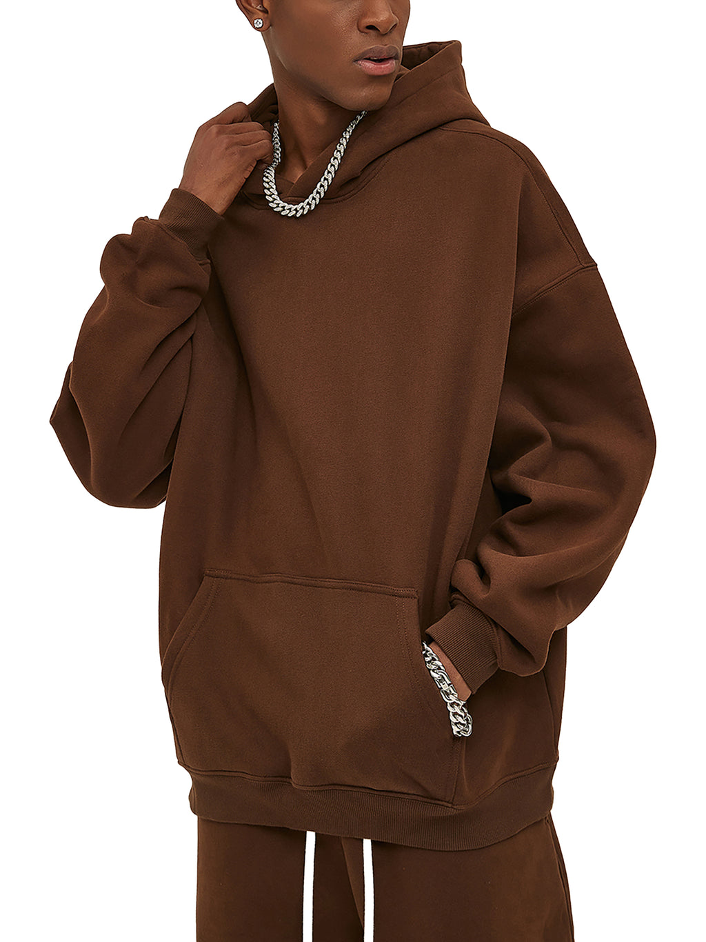 Dove+Deer Espressotini Oversize Fleeced Hoodie