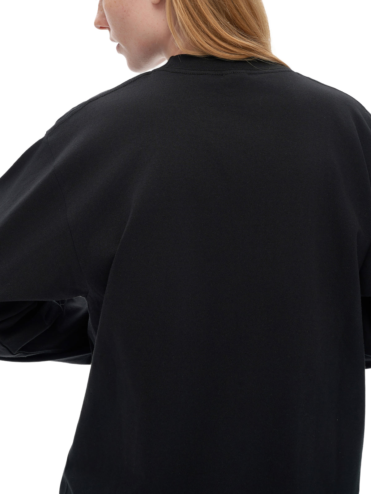 APSTA Neon Crew Neck Drop Shoulder Long Sleeve Shirt