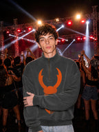 StagHorn Huge Logo Unisex Vintage Wash Fleece Sweatshirt