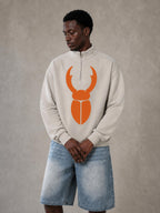 StagHorn Huge Logo Unisex Vintage Wash Fleece Sweatshirt