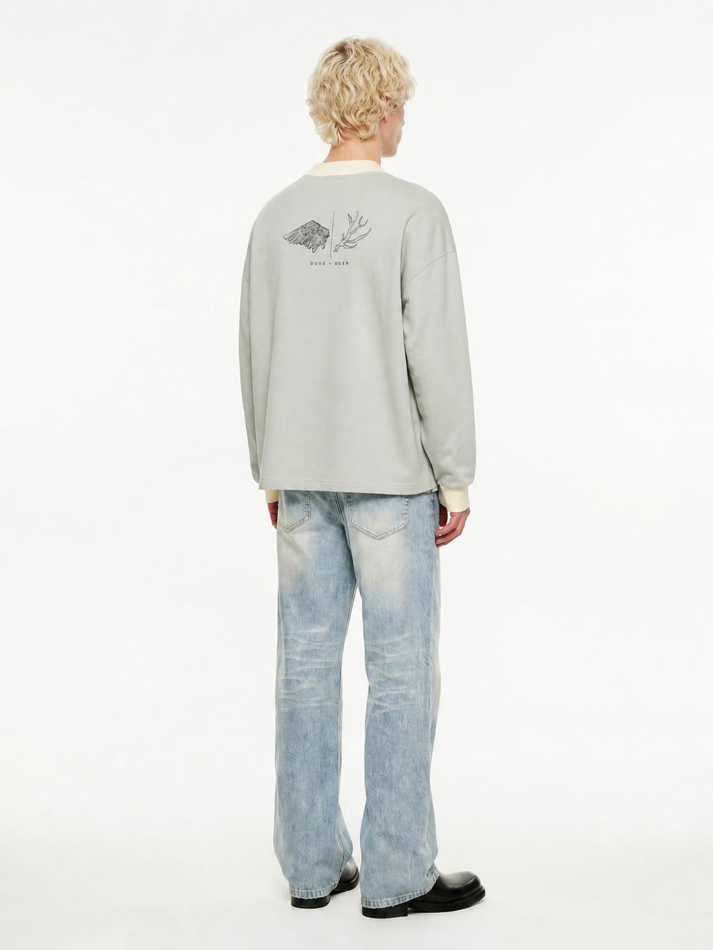 Albany Red Title DD Unisex Color Block Long Sleeve Sweatshirt
