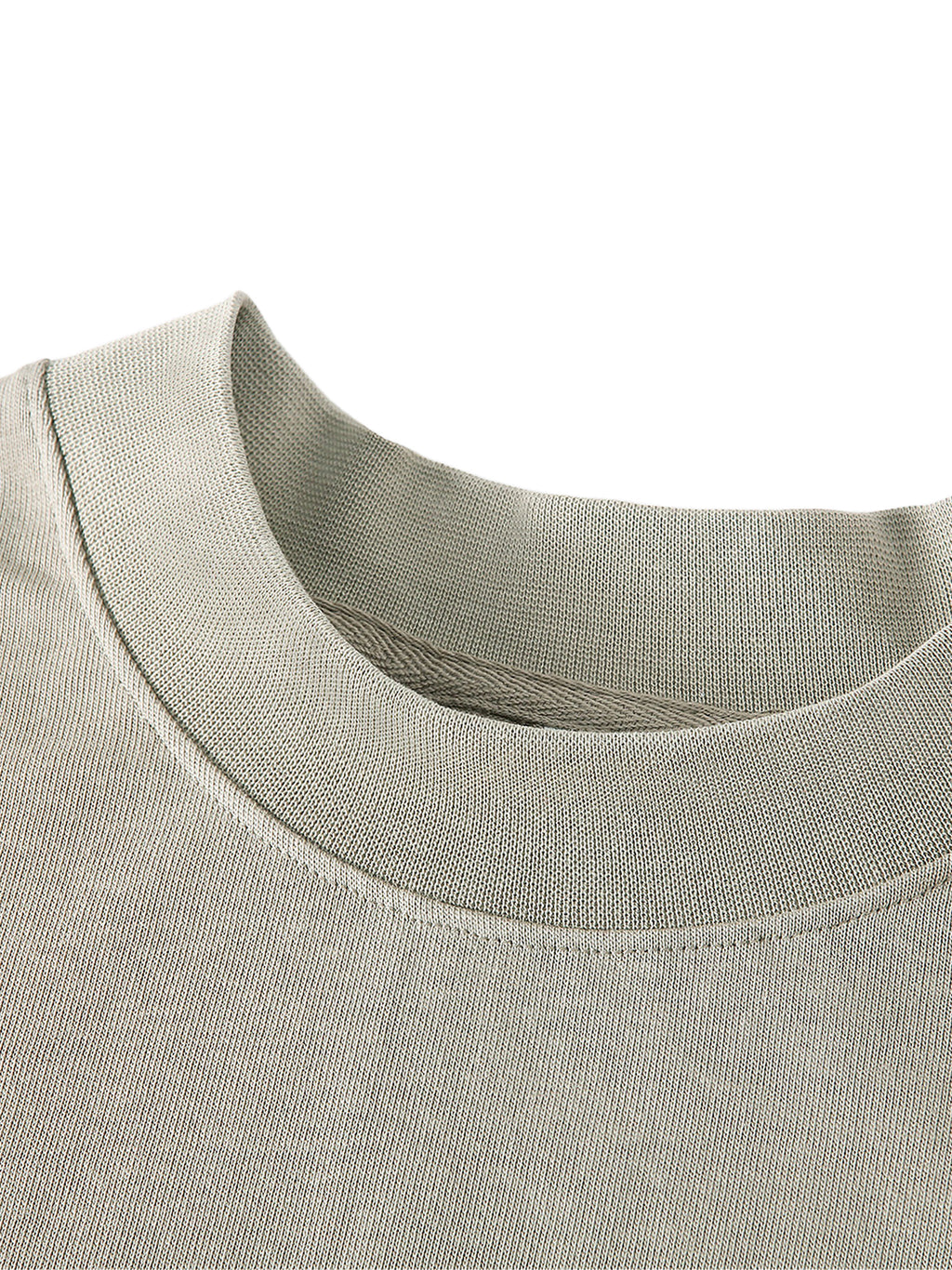 Diamond Peach Non-Shrink Mock Neck Sweatshirt
