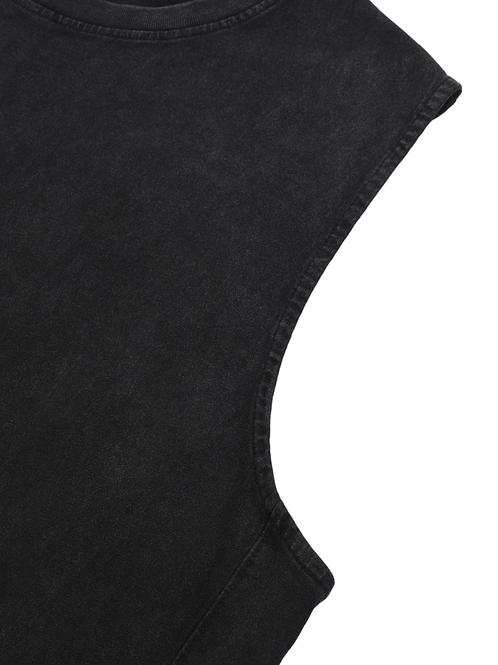 Tulip Grocer Snow Washed Raw-Hem Tank Top