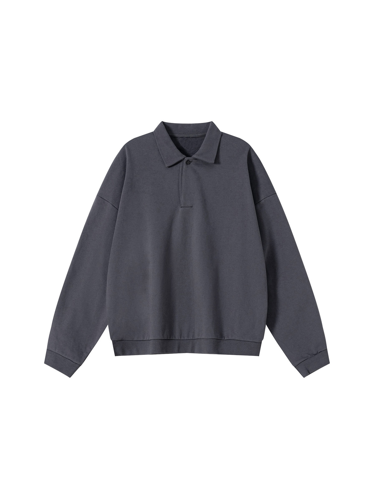Dove + Deer Neon Heavyweight Fleece Polo Sweatshirt