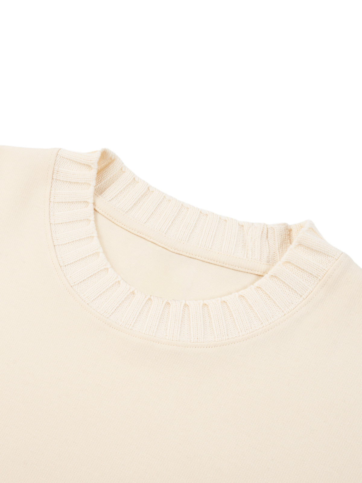 Queen of Champagne Knitted Round Neck Oversize Sweatshirt