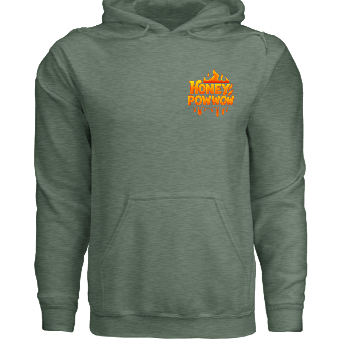 Military Green Heather  - FRONT