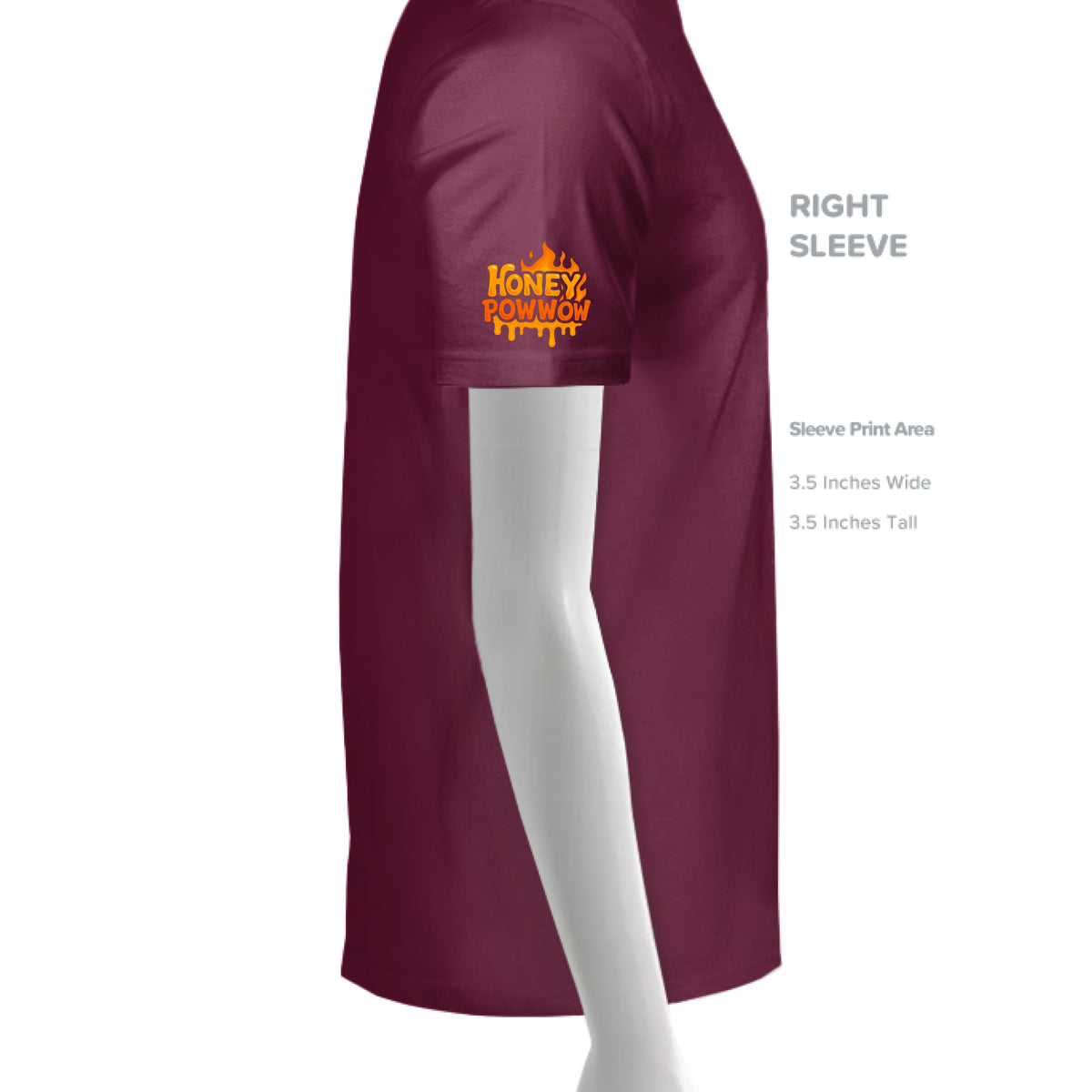 Burgundy - SLEEVE_RIGHT