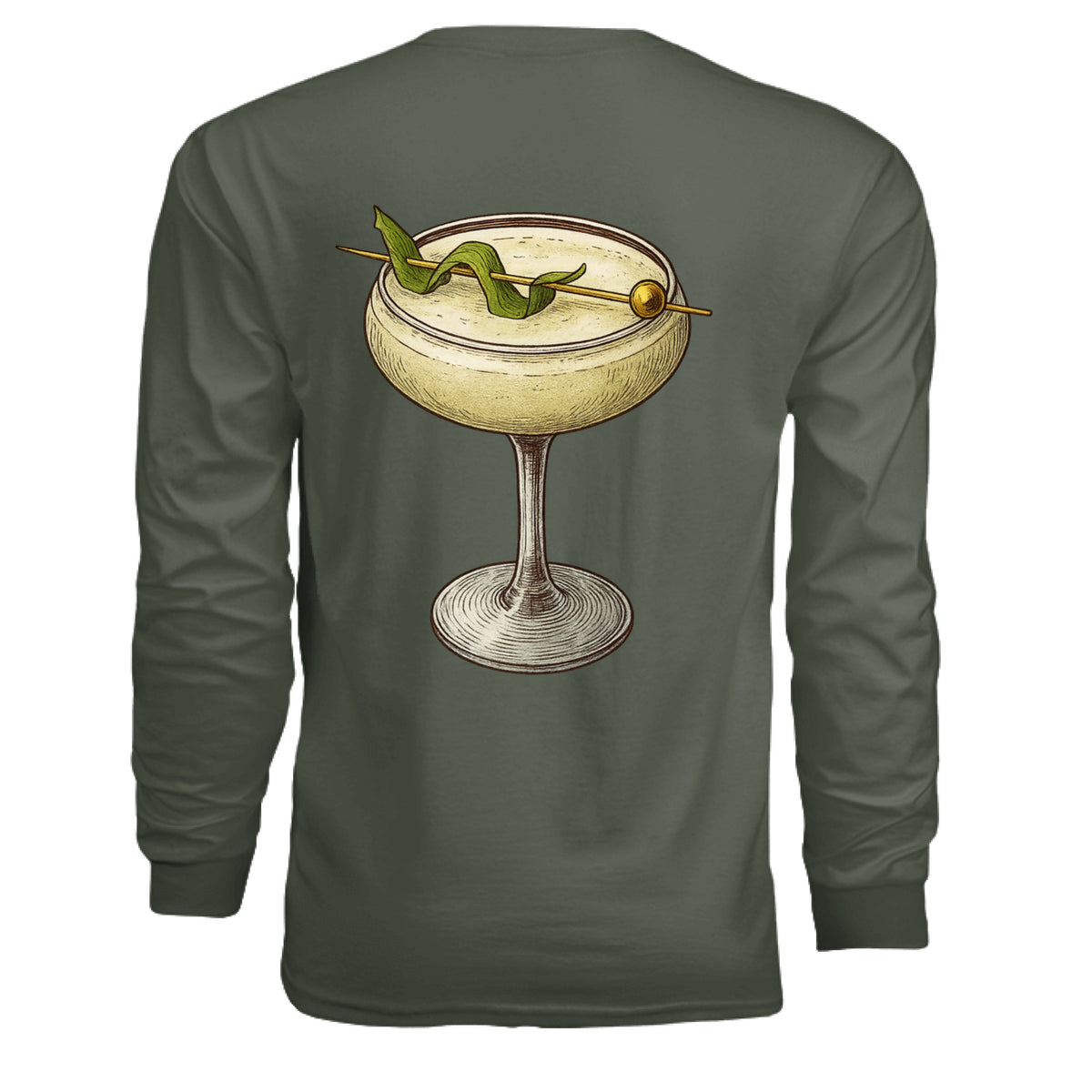 MILITARY GREEN - BACK